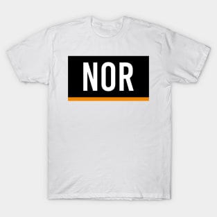 Lando Norris Driver Tag T-Shirt